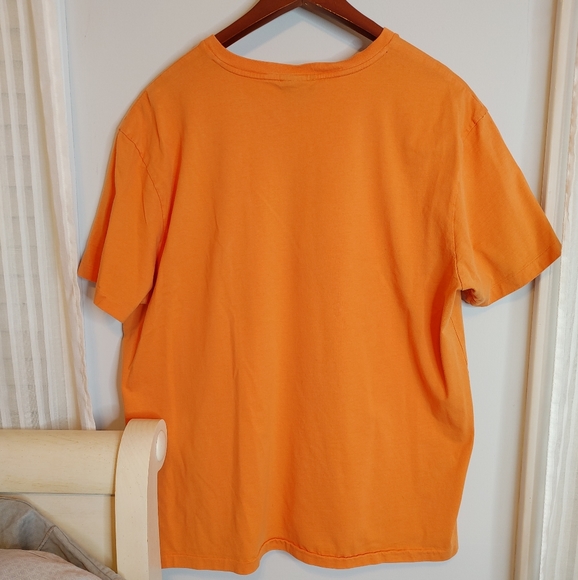 POLO BY RALPH LAUREN Classic Fit Cotton V-Neck T-Shirt, LifeBoat Orange XL - Picture 5 of 9